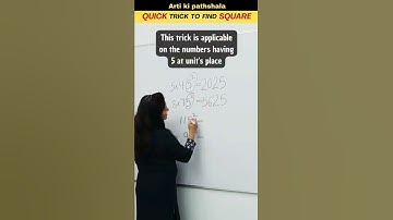 Square in 2 seconds/ Quickest #Square Trick/ Vedic #Maths Tricks/#vedicmaths #shorts  #shortsfeed