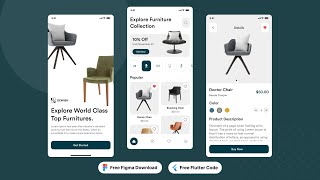 Flutter Furniture App template