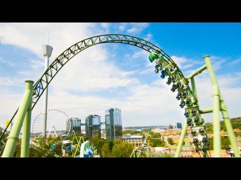 RACING DRONE VS ROLLERCOASTER HELIX! A different POV