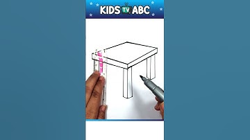 How to Draw an table For Kids And Toddlers