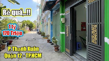 🏡 Nhà Giá Rẻ Quận 12,..!! Một Căn Duy Nhất - 1 Tỷ 170 Triệu.