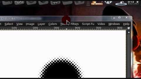 How to make a halftone effect in GIMP