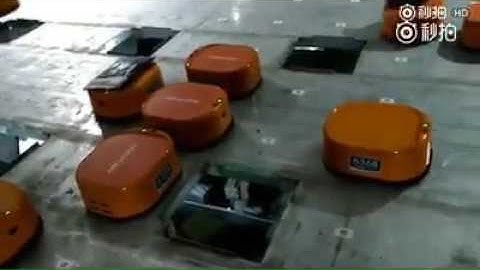 Robots sorting system helps Chinese company finish at least 200,000 packages a day in the warehouse