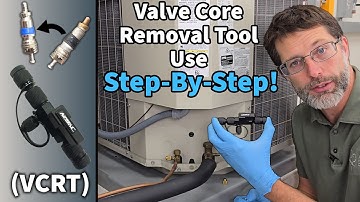 Step By Step Use of a VALVE CORE REMOVAL TOOL (VCRT) to Replace a Leaky Valve Core (Schrader Valve)