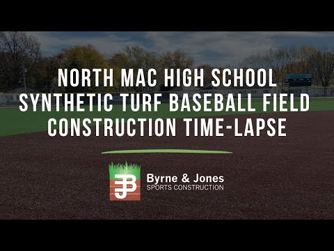Construction of a Synthetic Turf Baseball Field | North Mac High School