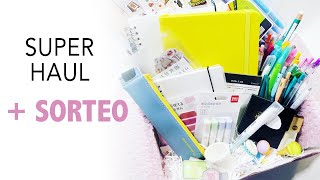 SUPER HAUL DE PAPELERIA + SORTEO (Cerrado) | BACK TO SCHOOL | STATIONERY PAL