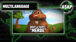 René la Taupe “Merde” | Multilanguage (Requested)