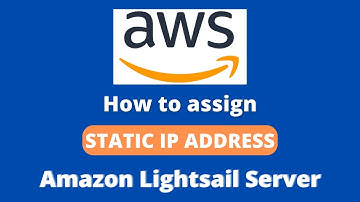 How to assign Static IP Address to Amazon Lightsail instance