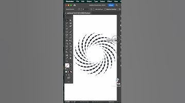 How to use radial repeat in Adobe Illustrator 🖤 #design #art #adobeillustrator #tutorial