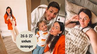 26 &amp; 27 WEKEN ZWANGER VLOG: NIET MIJN WEEK EN NAAR DE VERLOSKUNDIGE &amp; BLOED PRIKKEN🧸❤️| Cinn's World
