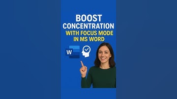 Boost Concentration with Focus Mode in MS Word – Stay Distraction Free!