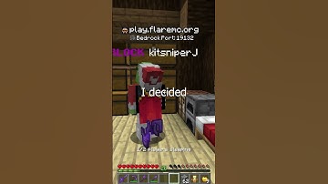 Helping the NICEST NOOB On my Minecraft Server! 😃 #shorts