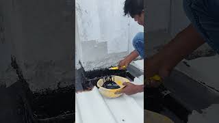 tar sheet Waterproofing for column joints