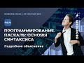 ЕГЭ2020 ИНФОРМАТИКА Паскаль - базовый синтаксис. Вебинар №29