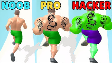 NOOB vs PRO vs HACKER - Muscle Rush