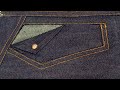 How to make designer welt pocket in jeans pant