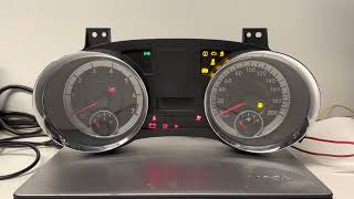 2013 DODGE CARAVAN USED DASHBOARD INSTRUMENT CLUSTER TEST Dodge Caravan Dash Lights