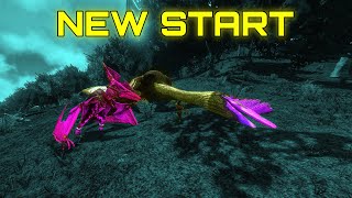 [Ark Mobile PvP] New Fresh Start Solo Taming Qouzal and more