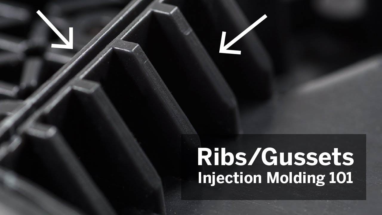 Design Stronger Molded Parts: Ribs, Gussets, and Materials