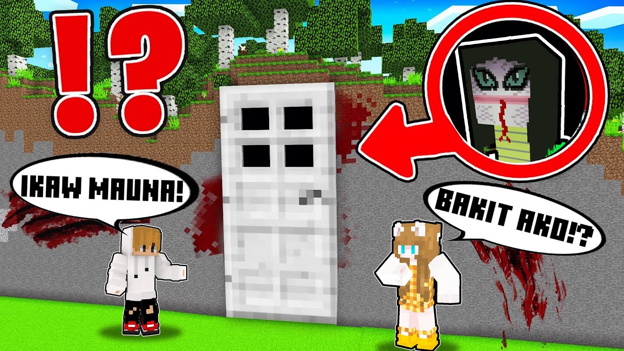 How CeeGee and Yasi found Monstrous Snake Inside This BIGGEST DOOR in Minecraft! ( Tagalog )