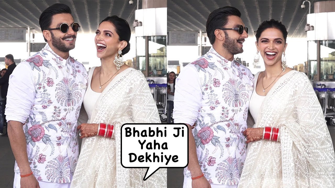 Deepika Padukone's Funny Reaction When Media Calls Her BHABHI JI On Airport - YouTube