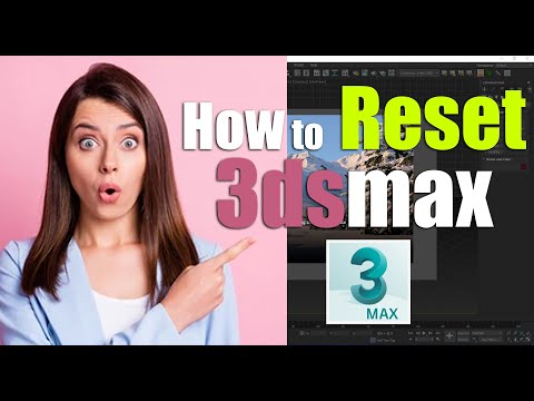 #3dsmax  3D Studio max Tutorial : Reset 3ds Max To Default Settings in 10 seconds