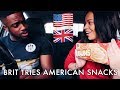 BRIT TRIES AMERICAN SNACKS!