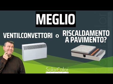 Video: Riscaldamento con termoconvettori a pavimento