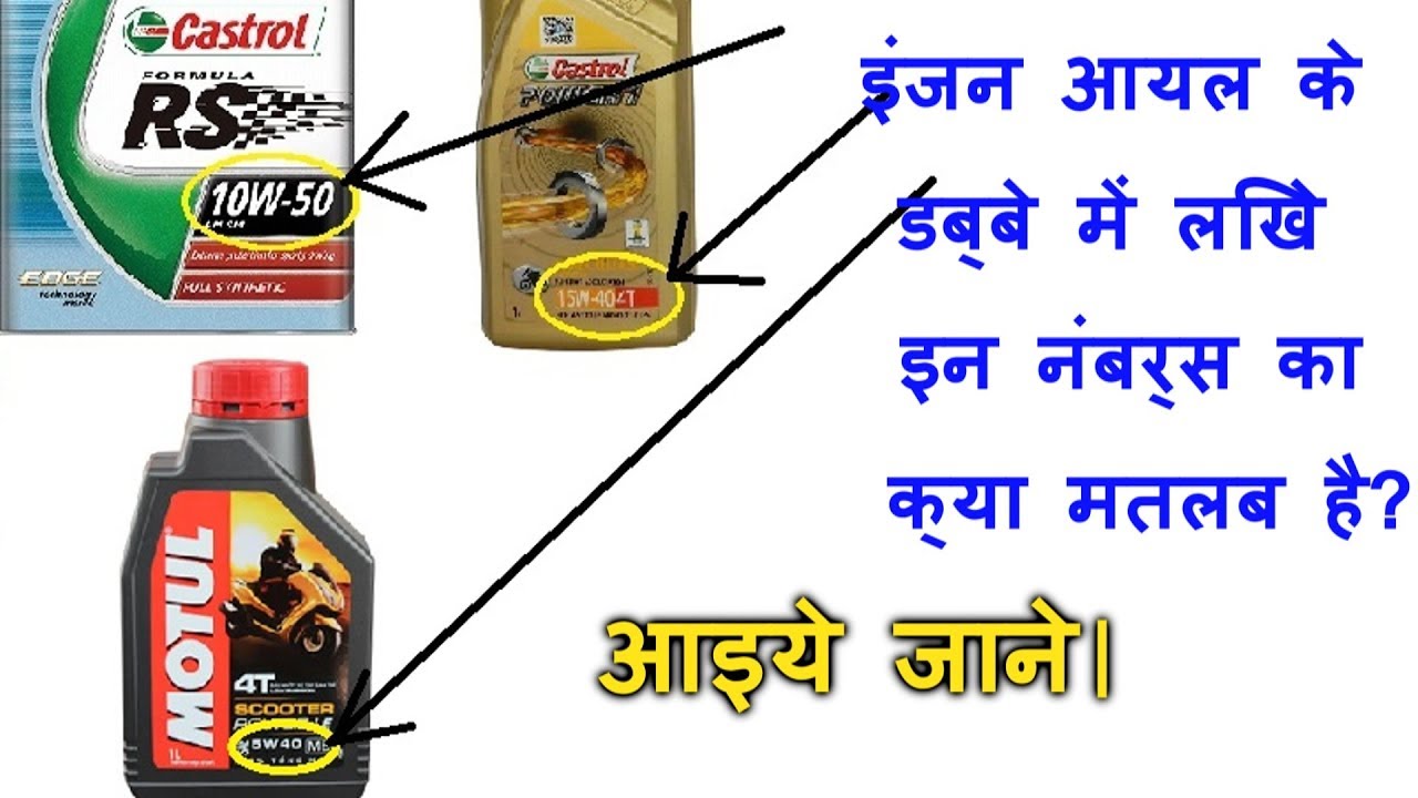 What is Engine oil Grade? (Hindi) Basic about Engine Oil Part 2/3 YouTube