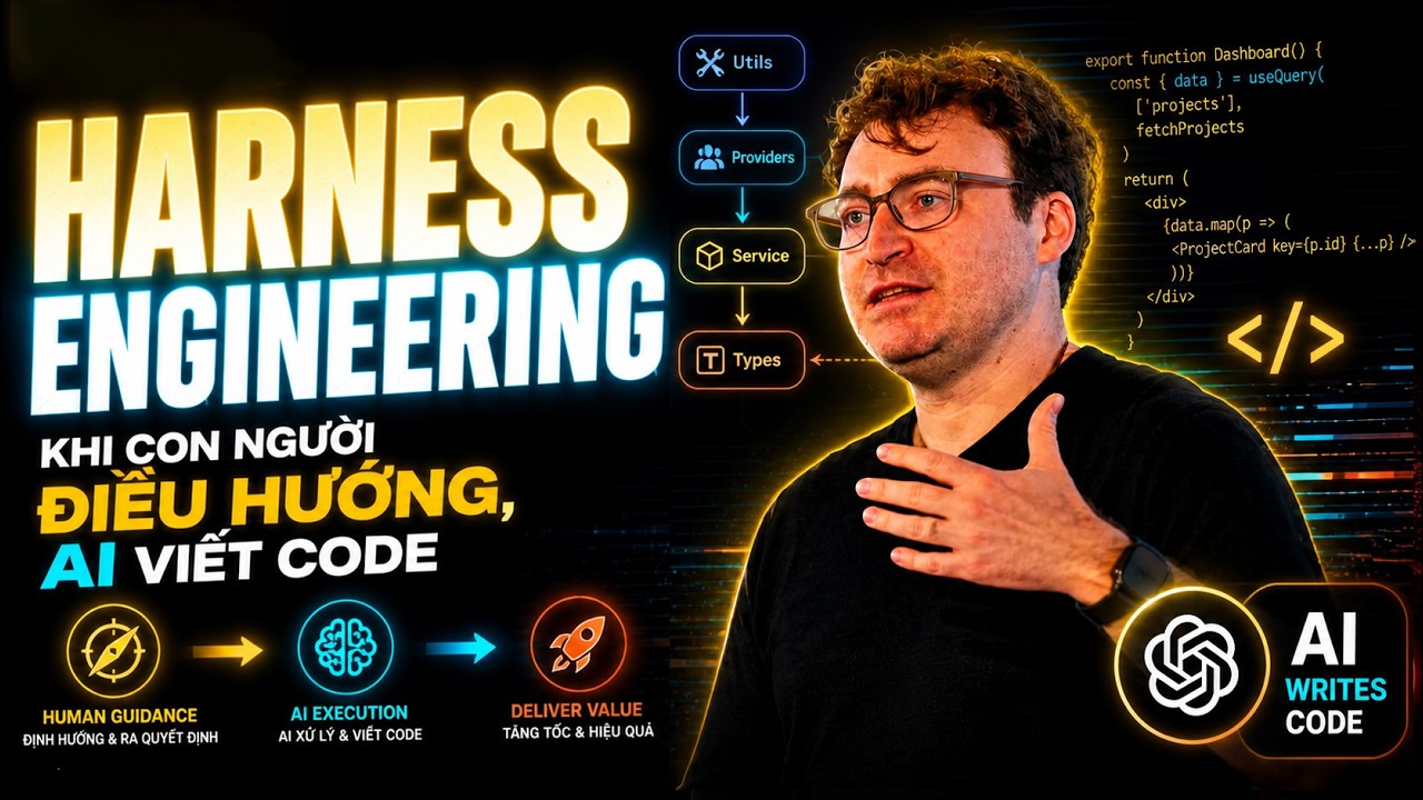 (Vịệt Hóa) Harness Engineering: Khi con người điều hướng, AI viết code ...