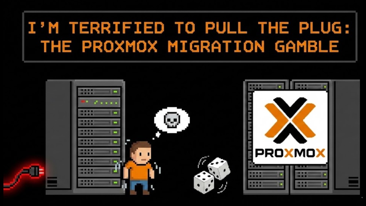 I’m Terrified to Pull the Plug: The Proxmox Migration Gamble - YouTube