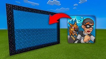 How to Make a PORTAL to ROBBERY BOB Dimension in Minecraft