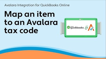 Map an item to an Avalara tax code - Avalara Integration for QuickBooks Online