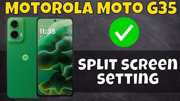 Split screen setting || How to use split screen || How to use multiple screen Motorola Moto G35