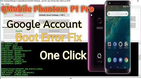 QMobile Phantom P1 pro Frp