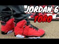 jordan 6 toro on feet