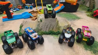 Who Will Win?! | Hot Wheels Monster Truck Island Games | Cartoon Network Asia