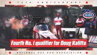 Doug Kalitta picks up his fourth No. 1 qualifier of the season