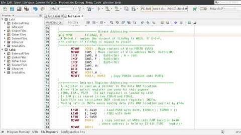 7EE4-21, Addressing Modes in PIC Microcontroller