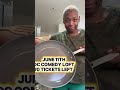 DC! It’s hot and fresh!! #comedy #tickets #DC