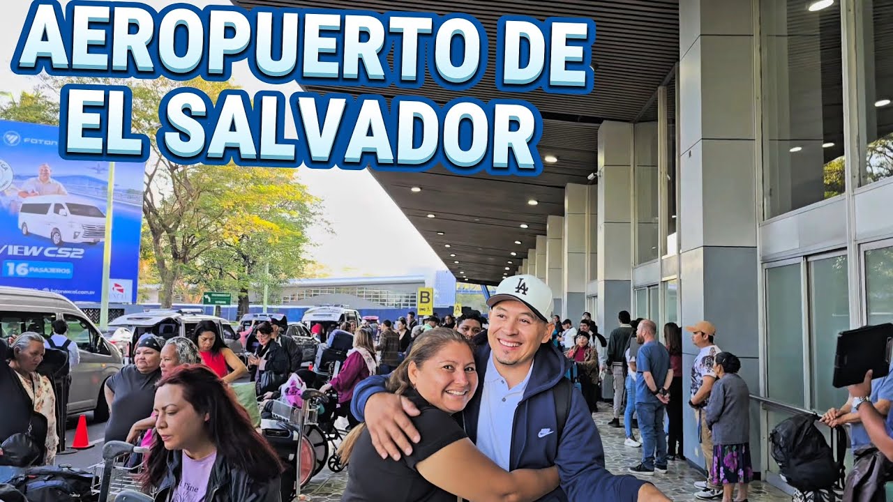 Viaje SORPRESA al AEROPUERTO.  ¡RECIBIENDO a alguien muy ESPECIAL en El Salvador!