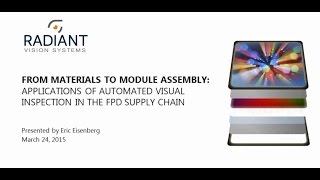 Automated Visual Inspection in the FPD Supply Chain
