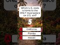 Which U.S. State Has the Only Royal Palace on U.S. Soil? 👑 #shorts #quiz #usa