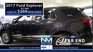 Lease a New Ford Explorer Mentor OH at Nick Mayer Ford