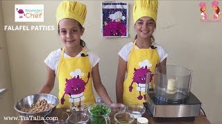 How To Make Falafel Patties With Nomster Chef - Tia & Talias Tasty Treats - Episode 35