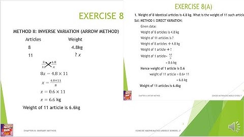 UNITARY METHOD || DIRECT VARIATION || INVERSE VARIATION || WORD PROBLEMS ON UNITARY METHOD