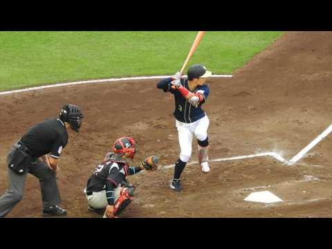 2017.06.24/神戸/オリックスvs千葉ロッテ/10回戦/7回裏/安達了一　一打勝ち越しの場面で外角のスライダーを打つもショートゴロ 3アウトチェンジ