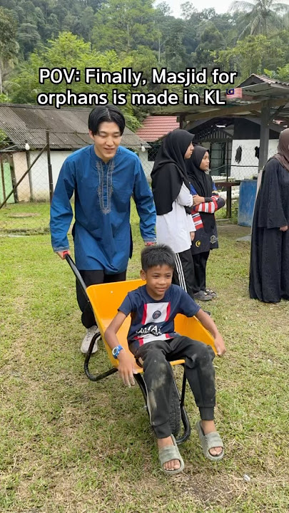 New masjid for orphan kids in Malaysia 🇲🇾 🕌❤️