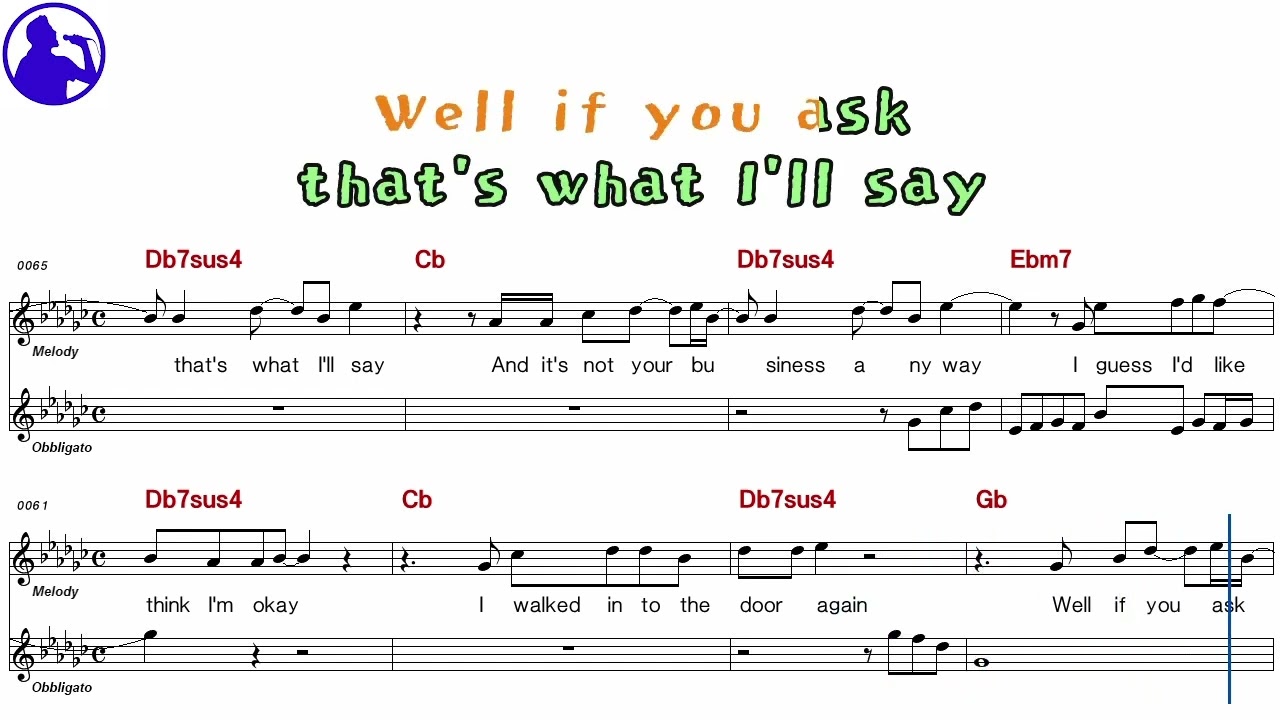 Suzanne Vega-Luka karaoke sheet music,MR for players,chord,chorus add(Ye karaoke)