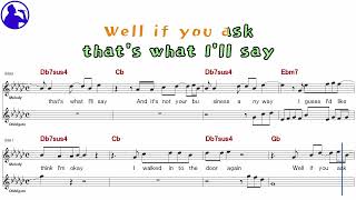 Suzanne Vega-Luka karaoke sheet music,MR for players,chord,chorus add(Ye karaoke)